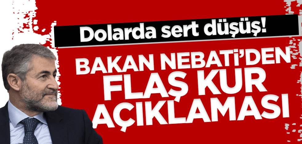 Dolar ve altın düştü! Hazine ve Maliye Bakanı Nebati'den flaş açıklama