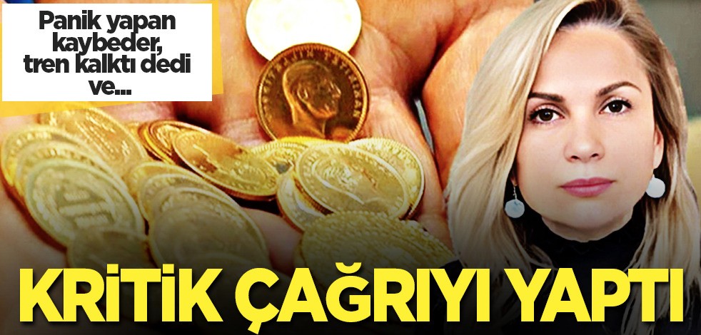 Dolar ve altın için her tahmini tutan Hatice Kolçak ilan etti: Gram altın 3 bin 500 lira olacak diyerek uyardı