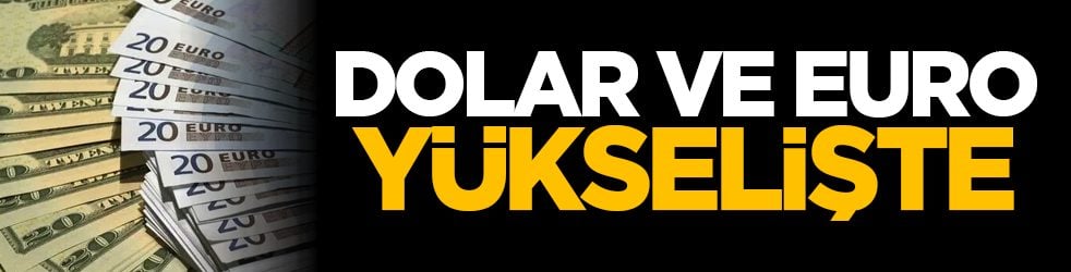 Dolar ve euro yükselişte