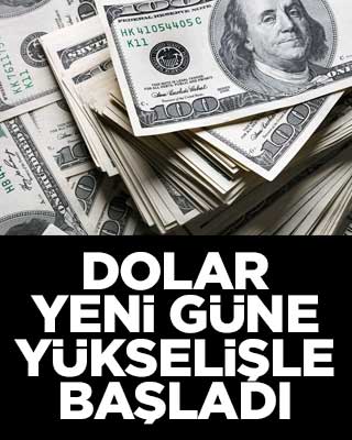 Dolar yeni güne yükselişle başladı