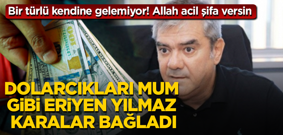 Dolarcıkları mum gibi eriyen Yılmaz Özdil karalar bağladı