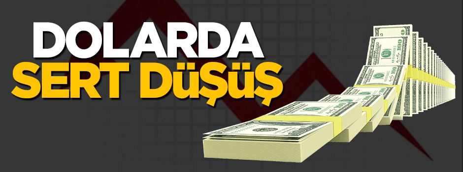 Dolarda düşüş devam ediyor