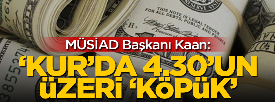 Dolarda köpüksüz ayar vakti