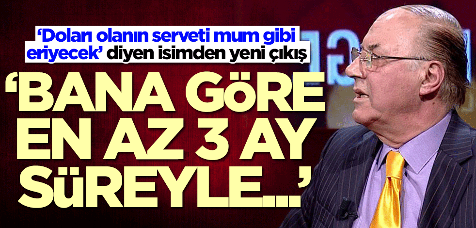 ‘Doları olanın serveti mum gibi eriyecek’ diyen Necmettin Batırel'den yeni çağrı: En az 3 ay süreyle...
