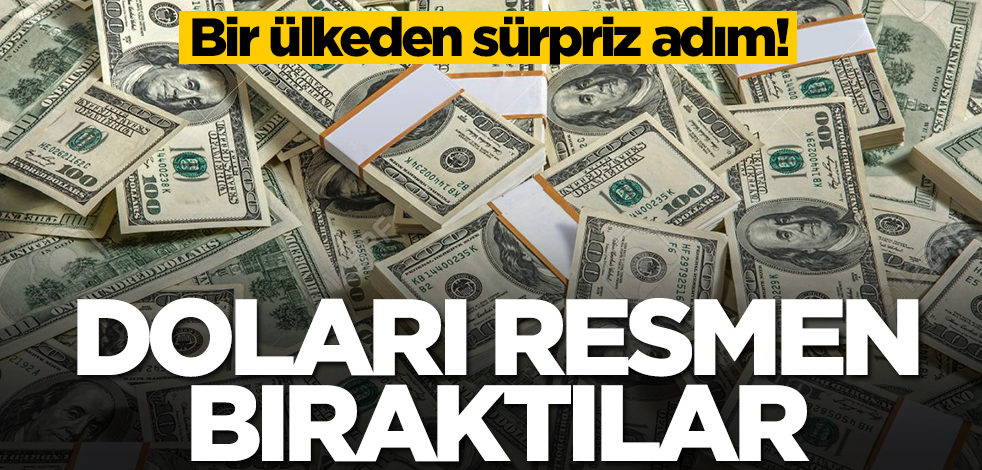 Doları resmen bıraktılar! Bir ülkeden sürpriz adım