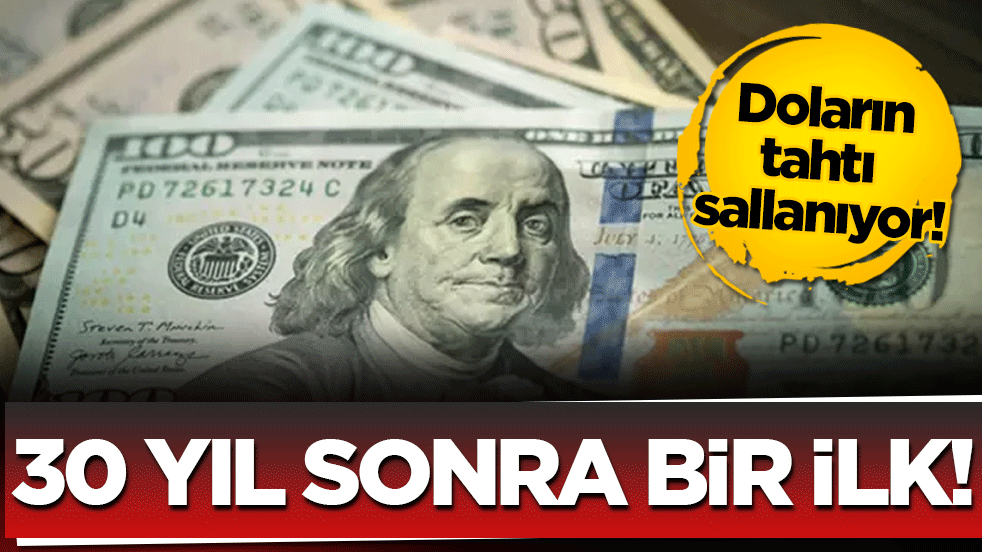 Doların tahtı sallanıyor! 30 yıl sonra bir ilk!