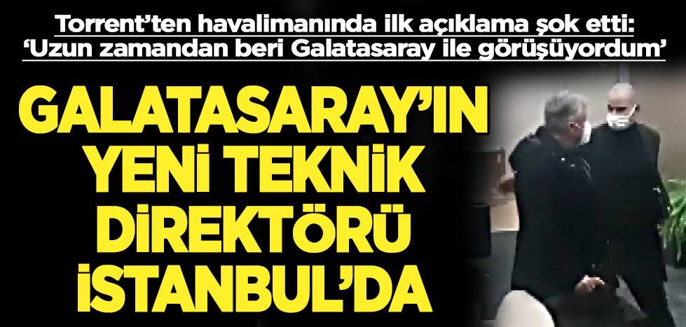 Domenec Torrent İstanbul'a ayak bastı