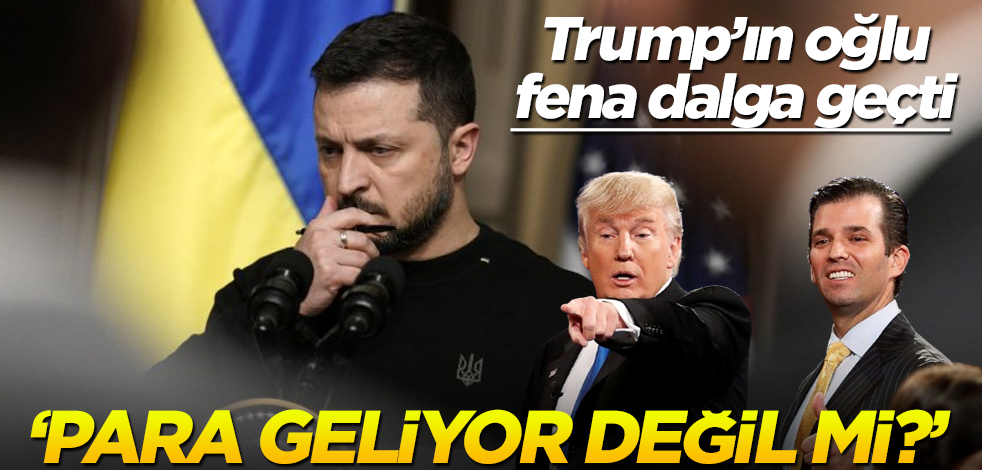Donald Trump Jr, Zelenskiy ile dalga geçti