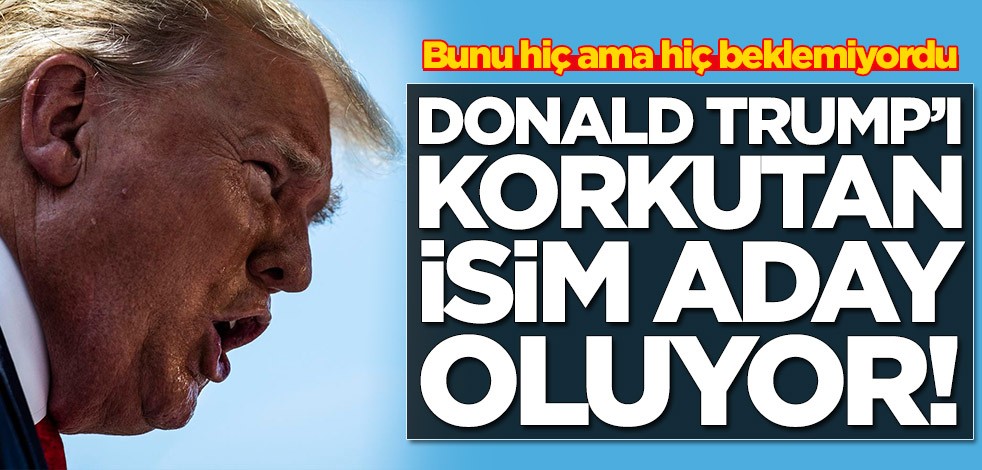 Donald Trump'ı korkutan isim aday oluyor!