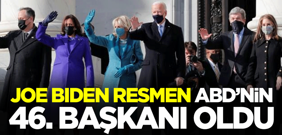 Donald Trump'ın ardından ABD'de Joe Biden dönemi resmen başladı