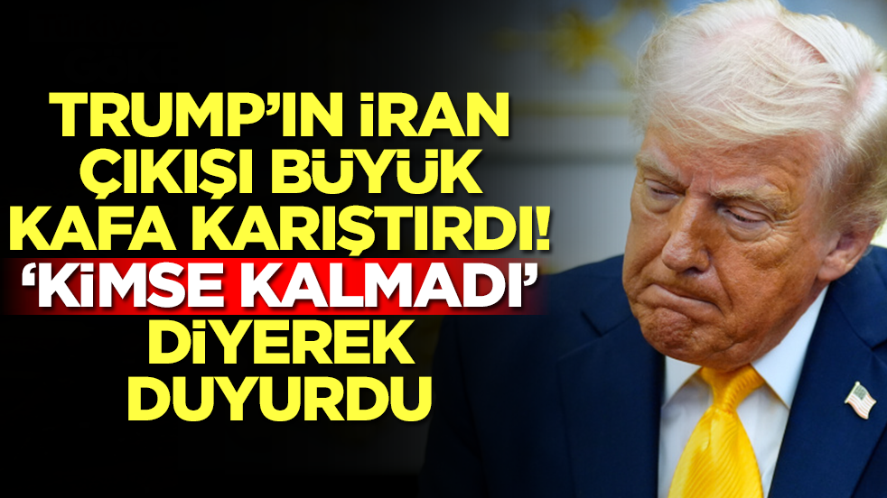 Donald Trump'ın İran çıkışı büyük kafa karıştırdı: Kimse kalmadı