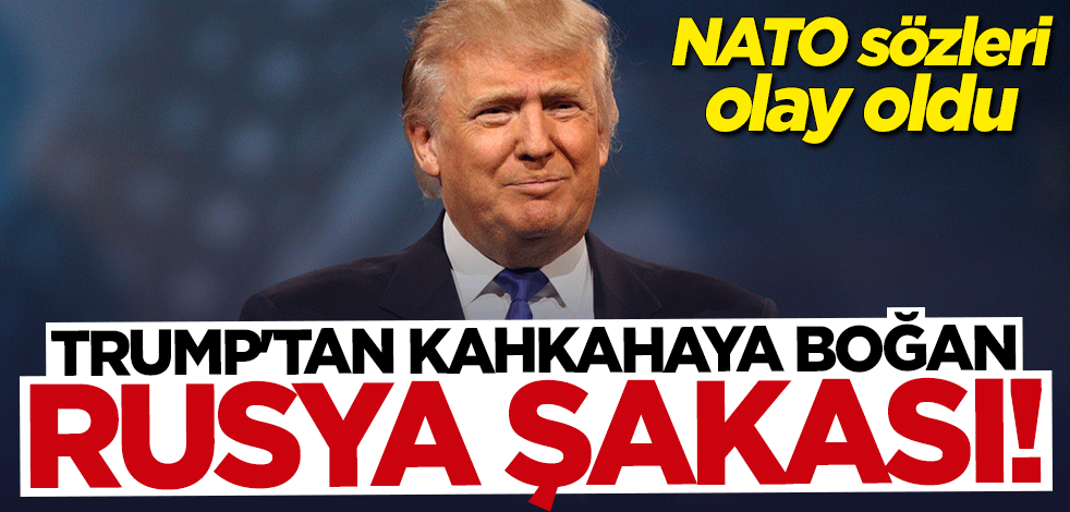 Donald Trump'ın Rusya şakası kahkahaya boğdu