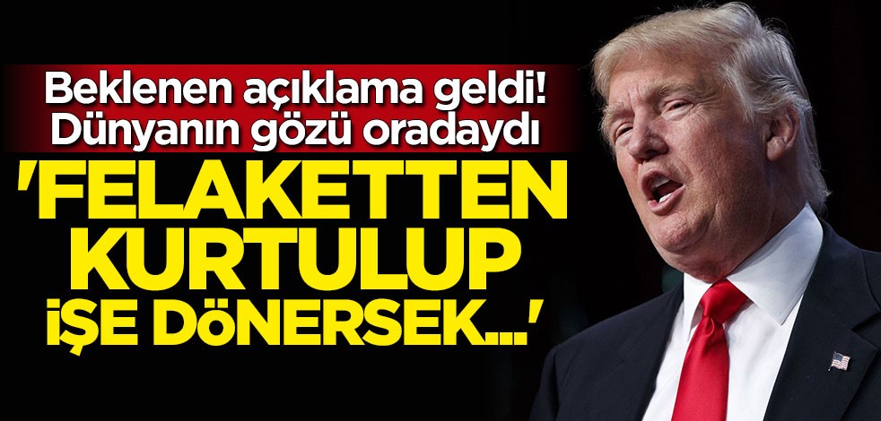 Donald Trump'tan "petrol anlaşması" açıklaması