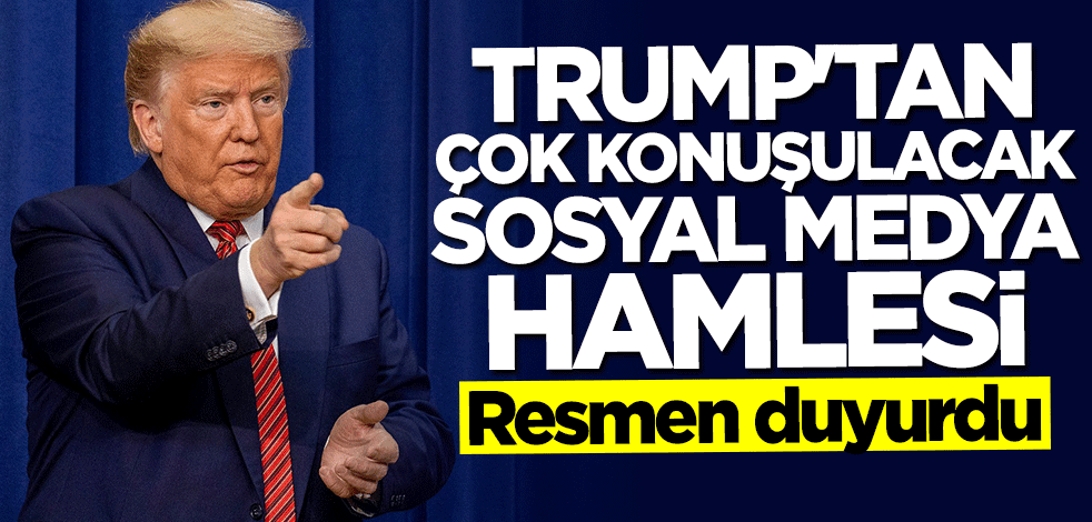 Donald Trump'tan yeni sosyal medya hamlesi