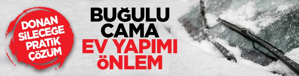 Donan sileceğe pratik çözüm: Buğulu cama ev yapımı önlem