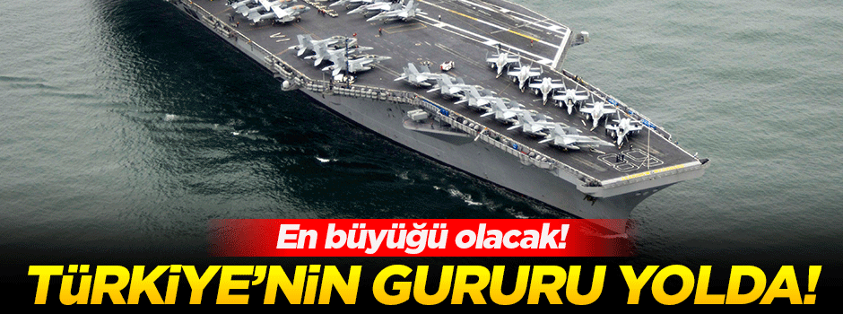 Donanma’nın amiral gemisi TCG Anadolu yolda