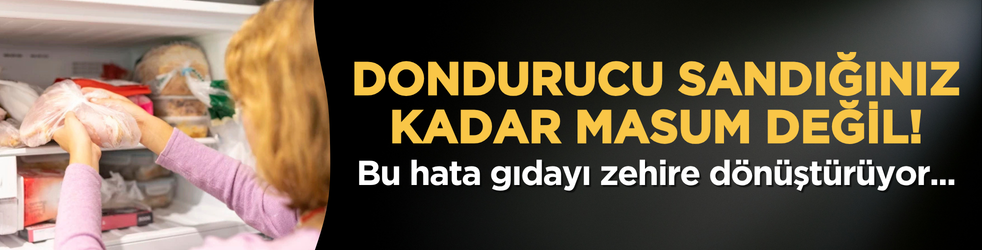 Dondurucu sandığınız kadar masum değil: Bu hata gıdayı zehire dönüştürüyor!