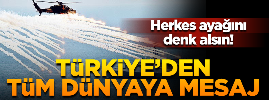 Dosta güven düşmana korku: Doğu Akdeniz’de 'Beyaz Fırtına' tatbikatı başladı