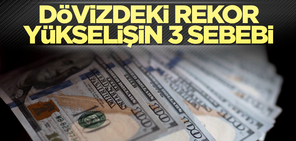 Dövizdeki rekor yükselişin 3 sebebi