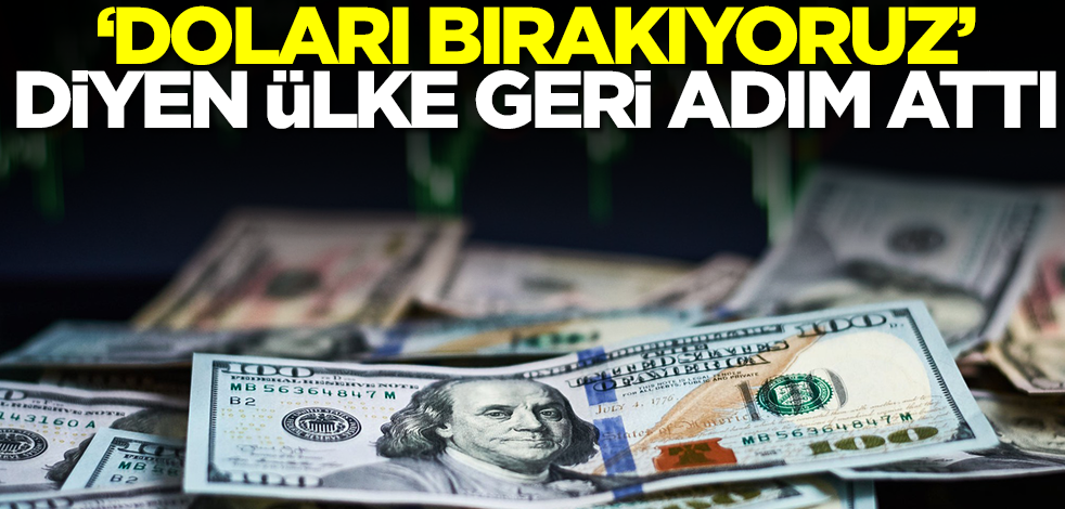 'Dövizi bırakıyoruz, darbe vuracağız' diyen ülke geri adım attı: Doları bırakamayız