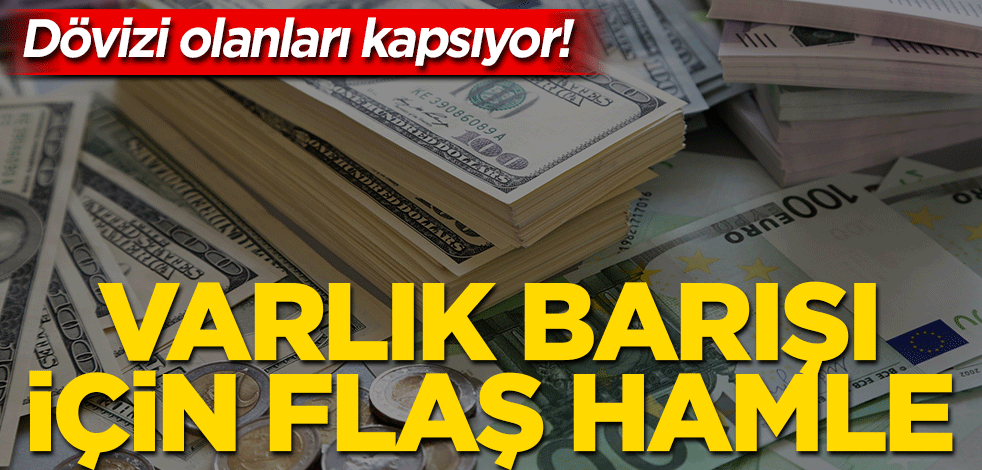 Dövizi olanları kapsıyor! Varlık barışı için flaş hamle, vergi oranı sıfırlandı