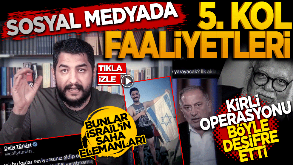 Dr. Altay Cem Meriç, Anonim görünümlü beşinci kol faaliyetlerini tek tek deşifre etti