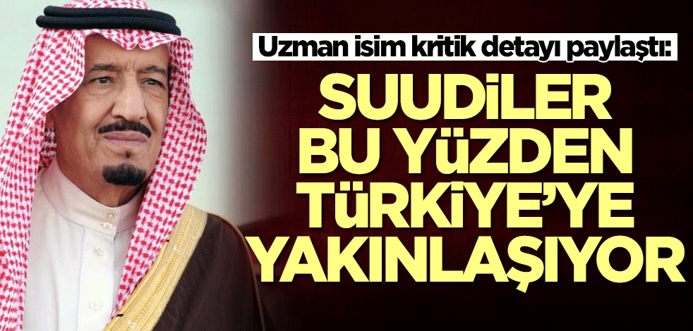 Dr. Necmettin Acar kritik detayı paylaştı: Suudi Arabistan bu yüzden Türkiye'ye yakınlaşıyor