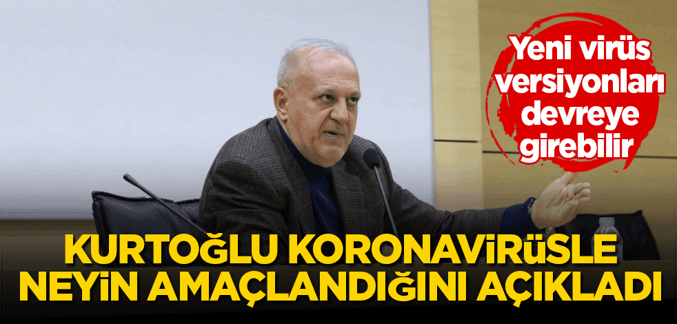 Dr. Ramazan Kurtoğlu koronavirüsle neyin amaçlandığını açıkladı