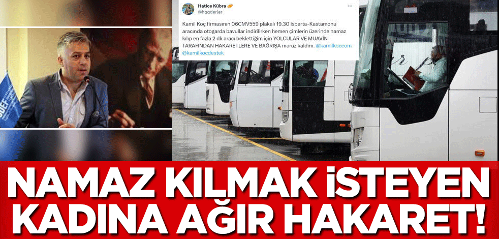 Dr. Yüksel Hoş'tan seyahatte namaz kılmak isteyen kadına ağır hakaret!