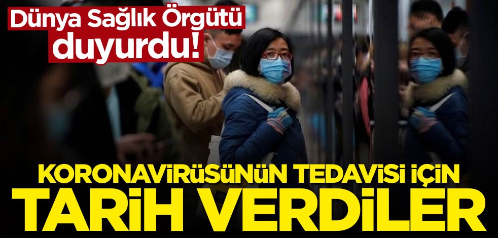 DSÖ yeni tip koronavirüsünün adını açıklayıp tedavi için tarih verdi