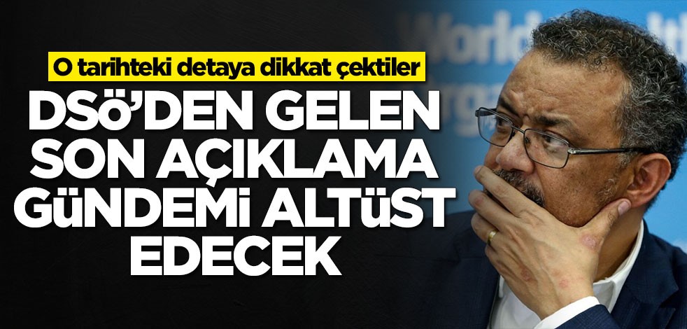 DSÖ'den gelen son açıklama gündemi altüst edecek!