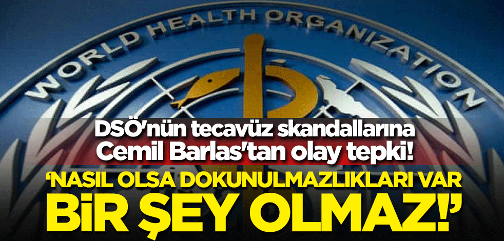 DSÖ'nün tecavüz skandallarına Cemil Barlas'tan olay tepki! "Nasıl olsa dokunulmazlıkları var, bir şey olmaz!"