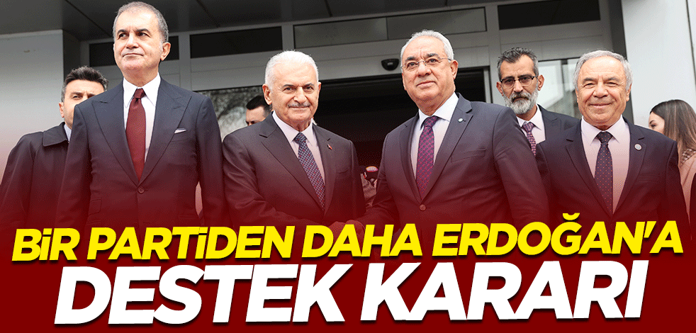 DSP'den Cumhurbaşkanı Erdoğan'a destek kararı