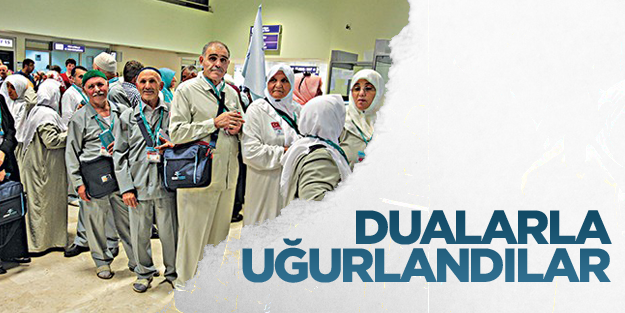 Dualarla uğurlandı