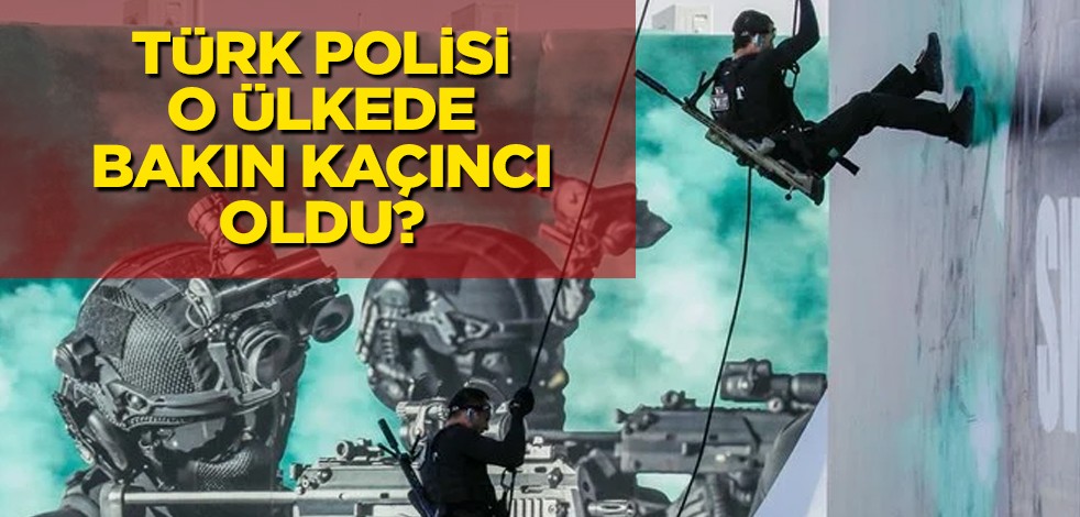 Dubai'de Türkiye'nin ilk mücadele eden Türk Özel Harekat Polis timi, SWAT Challenge 2024'te hamlesi: 3. oldu!