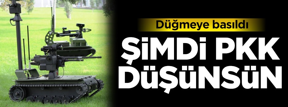 Düğmeye basıldı... Şimdi PKK düşünsün