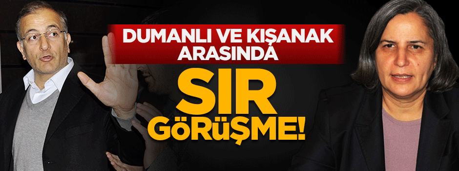 Dumanlı ve Kışanak'tan sır görüşme