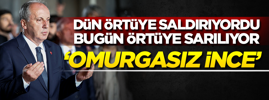 Dün başörtüye saldırıyordu bugün sarılıyor