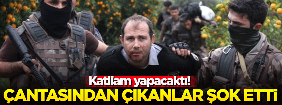 Dün böyle yakalanmıştı! Katliam yapacaktı...