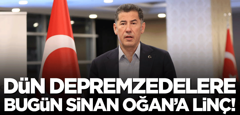 Dün depremzedeler bugün Sinan Oğan! Sosyal medyada hakaret furyası...