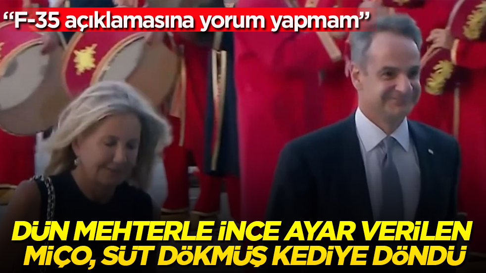 Dün mehterle ince ayar verilen Miço, resmen süt dökmüş kediye döndü: "F-35 açıklamasına yorum yapmam" 