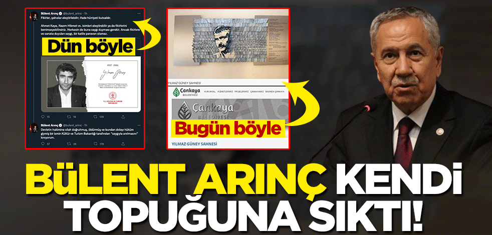 Dün öyle bugün böyle! Bülent Arınç kendi topuğuna sıktı