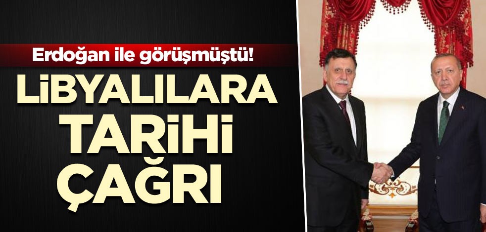 Dün Türkiye'deydi! Sarrac’tan Libyalılara tarihi çağrı