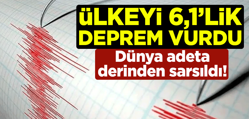 Dünya adeta derinden sarsıldı! Peru'da 6,1 şiddetinde deprem