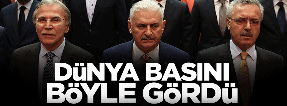 Dünya basını Yıldırım'ın adaylığını böyle gördü