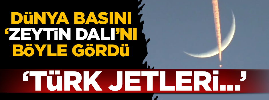 Dünya basını Zeytin Dalı Harekâtını böyle gördü
