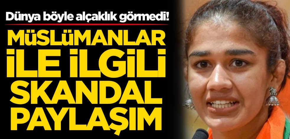 Dünya böyle alçaklık görmedi!! Müslümanlar ile ilgili skandal paylaşım
