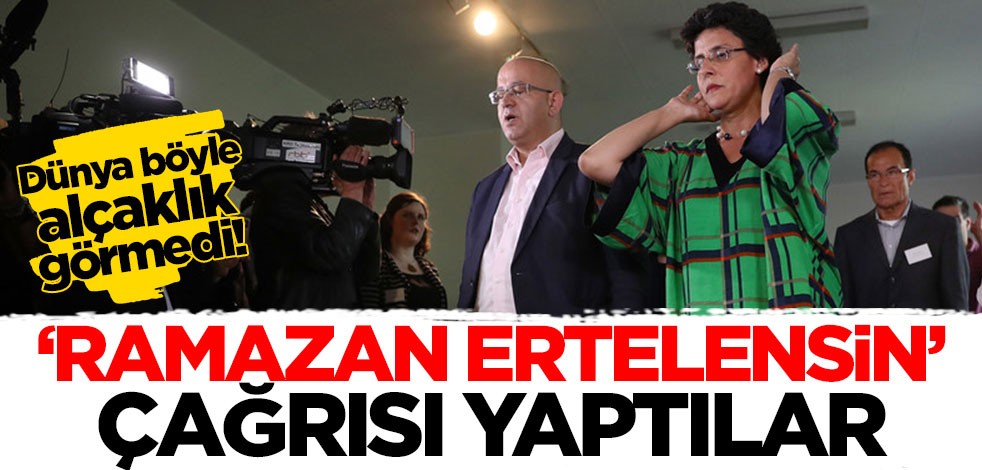 Dünya böyle alçaklık görmedi! 'Ramazan ertelensin' çağrısı yaptılar