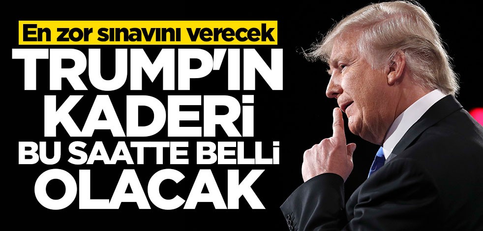 Dünya bu akşama kilitlendi! Trump en zor sınavını verecek