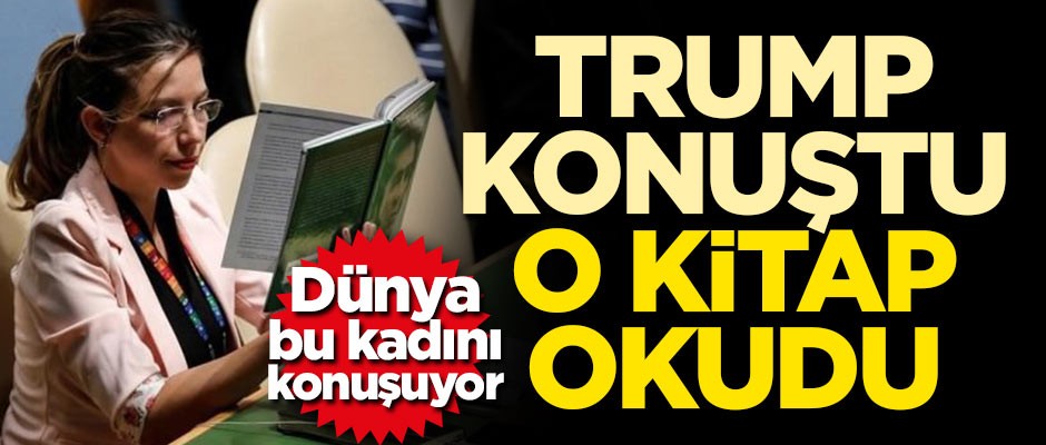Dünya bu kadını konuşuyor! Trump konuştu, o kitap okudu